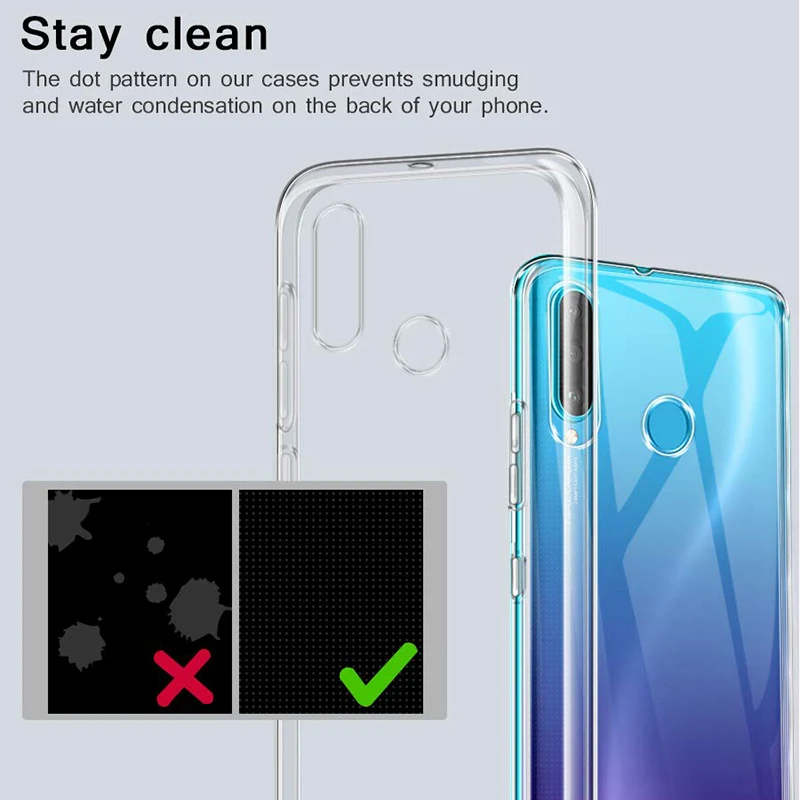 Силиконовый чехол накладка для Huawei P30 Lite TPU Funda Carcasa Coque Ультратонкий Мягкий