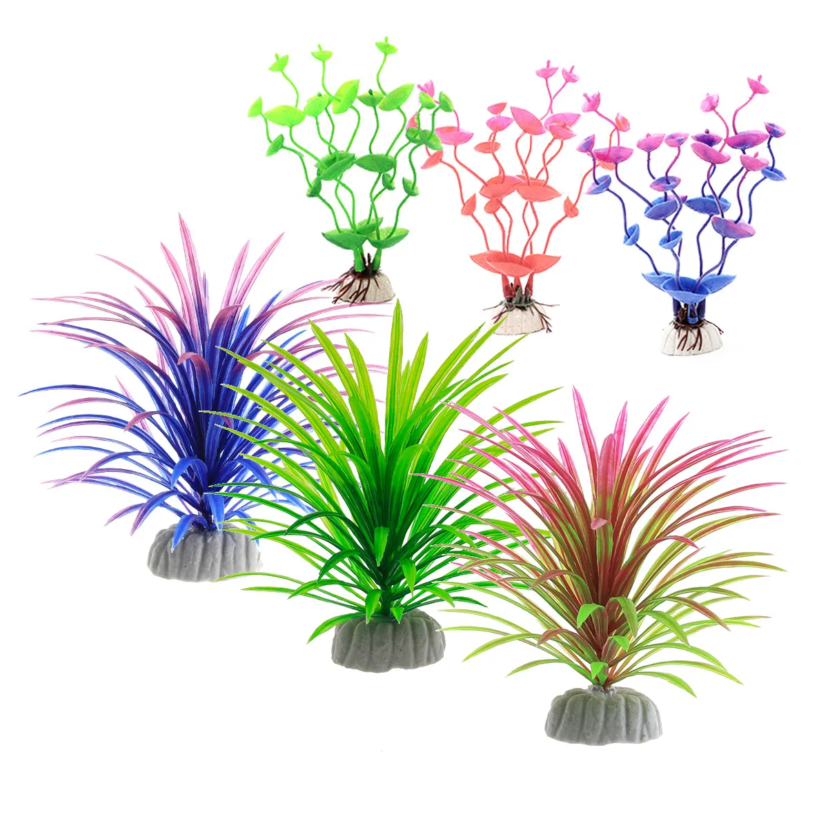 Моделирование искусственные растения аквариум Декор водяные сорняки орнамент