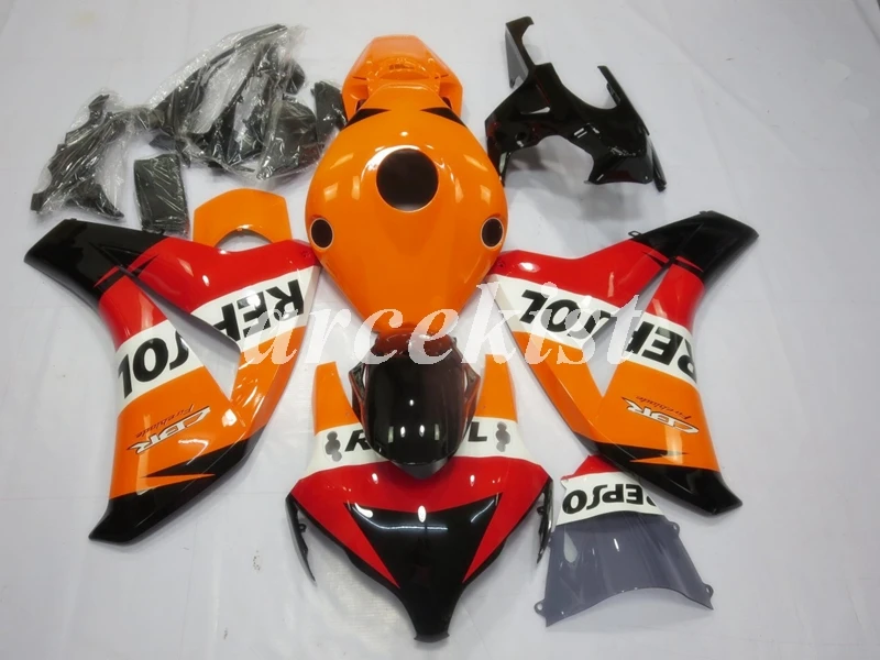 Комплект обтекателей для мотоциклов Honda CBR1000RR 2008 2009 2010 Repsol 4 подарка|Полные