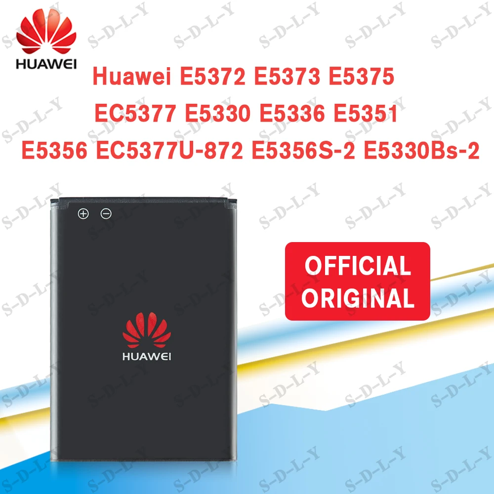 

100% Orginal HB5F2H Battery 1780mAh for Huawei E5372 E5373 E5375 EC5377 E5330 E5336 E5351 E5356 EC5377U-872 E5356S-2 E5330Bs-2