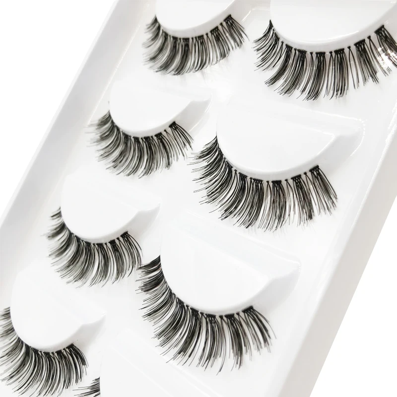 

Flash Girl #019 False Eyelashes Wispy Fluffy Criss-cross Thick Natural Long Handmade Lash Cruelty-Free Eye Makeup Tools