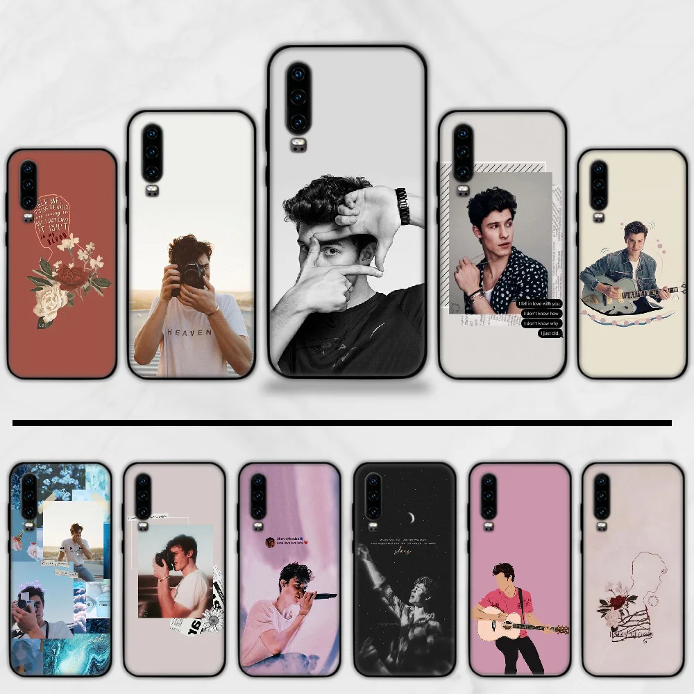 Shawn Mendes мягкий силиконовый черный чехол для телефона Funda Huawei P9 P10 P20 P30 Lite 2016 2017 2019 plus