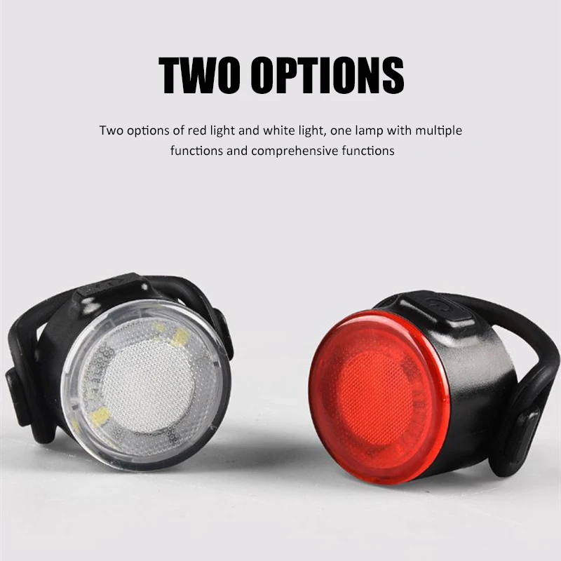 

NEW BICYCLE LED TAIL Front or Rear Light FLASH MODE Mountain Bike Waterproof Bright Taillight Safety Warning Cycling Light