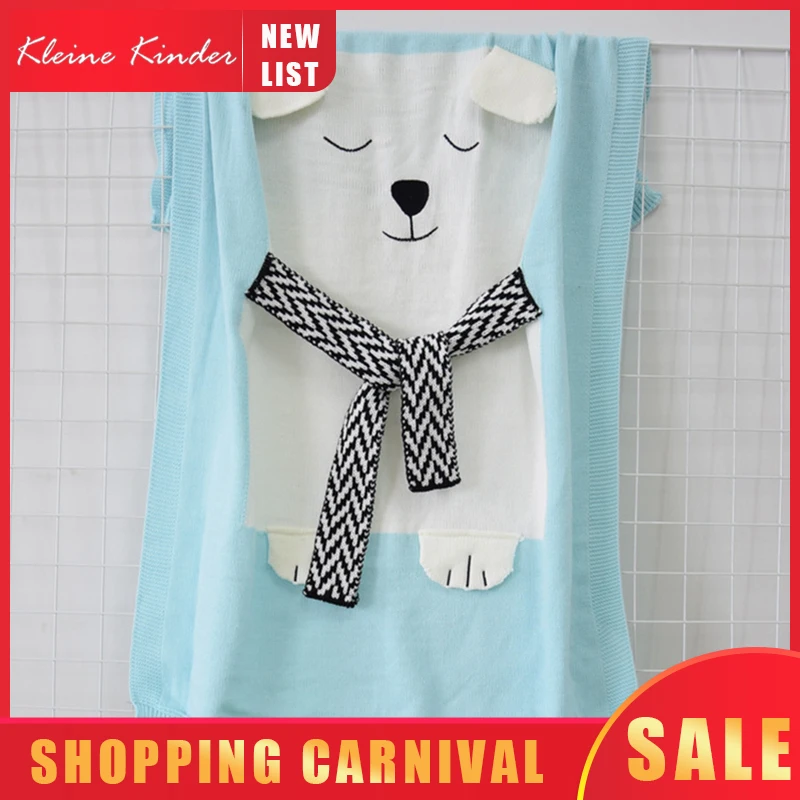 Детское одеяло вязаное для новорожденных детей сна постельные принадлежности s