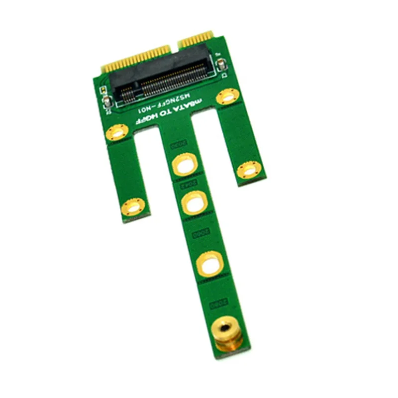 

mSATA to M.2 NGFF Adapters Convert Card 6.0Gb/s NGFF M.2 SATA-Bus SSD B Key to mSATA Male Riser M.2 Adapter for 2230-2280 M2 SSD