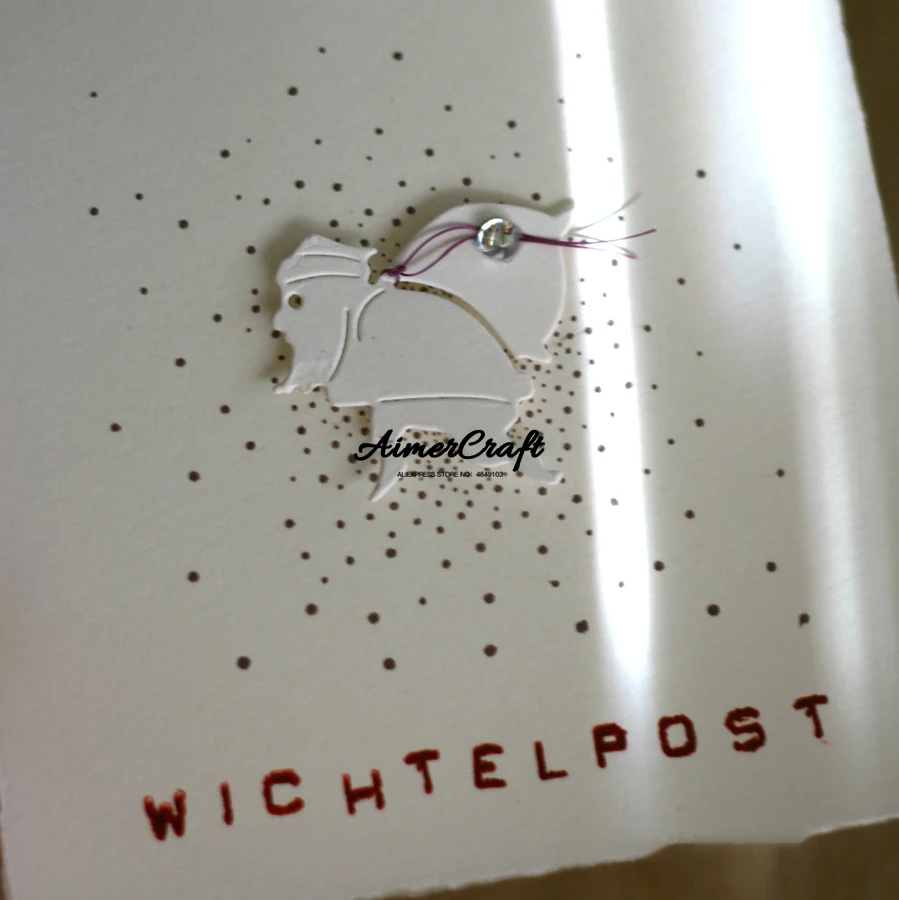 Санта Клаус Олень рождественские металлические режущие штампы трафарет для