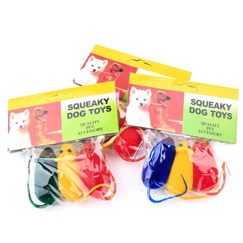 Игрушка котенка для домашних животных мышь из флока Реалистичная звуковая