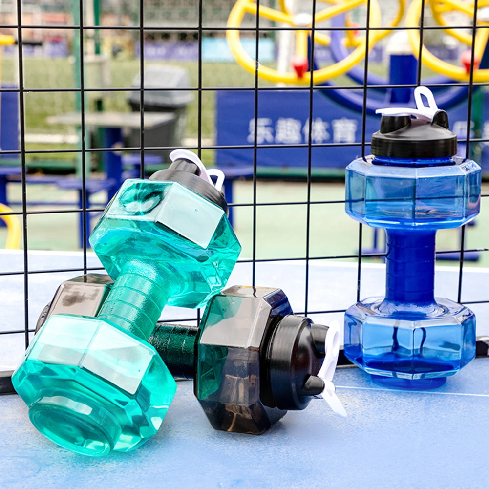 

2.6 L Dumbbells Large Water Bottle Sports Running Fitness Kettle Gym Exercise Sport Exercise Fitness Dumbbell Drink Cup