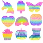 Игрушки для снятия стресса Love Rainbow, игрушки для снятия стресса при аутизме, игрушки для детей и взрослых, антистрессовая игрушка для рук