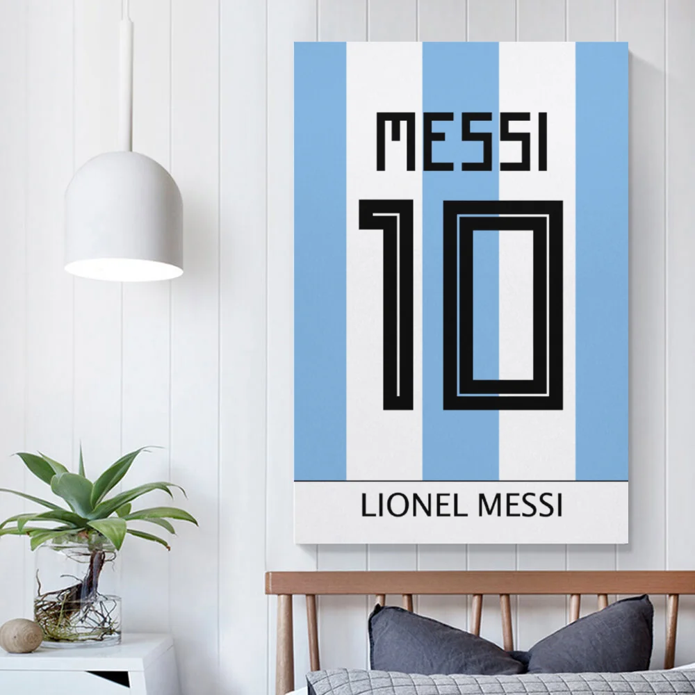 

Decoration lionel messi 10 Argentina legend Print Painting Canvas Picture for Living Room Wall Art Posters Frame Modern Home