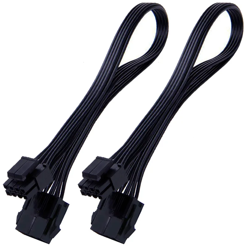 Удлинительный кабель питания EPS 8 Pin ATX CPU Female к 8(4 + 4) Male 12 дюймов | Компьютеры и офис