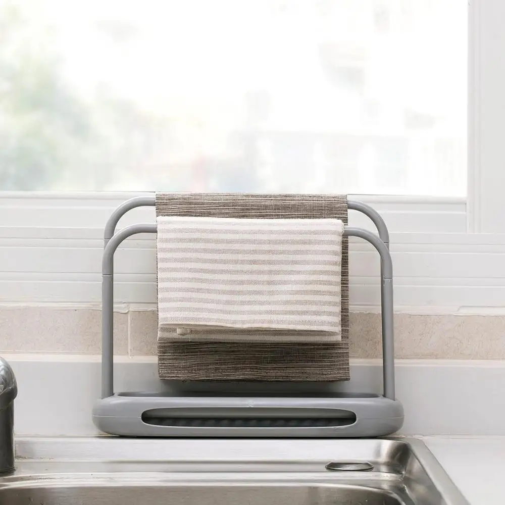 Пластиковая Полка для тряпки полка чистки стока кухонной раковины мыла