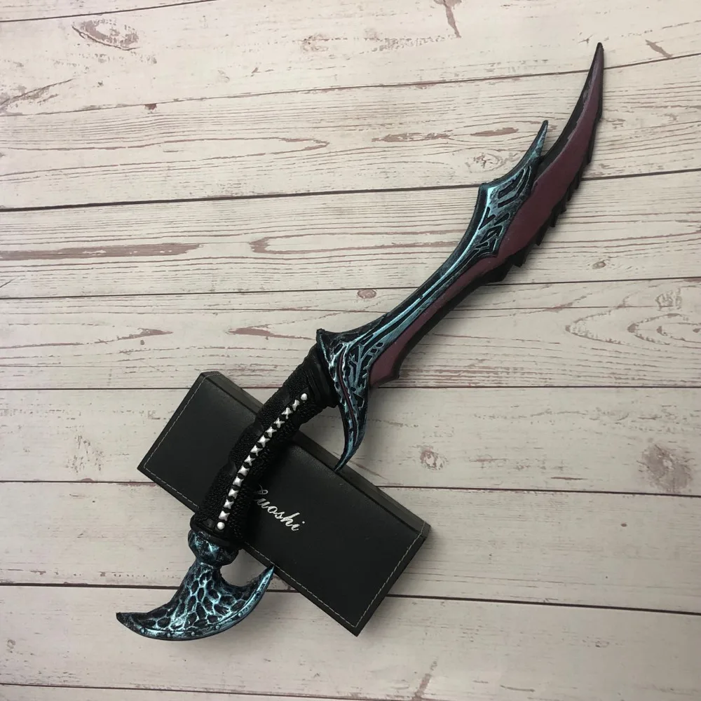 1:1 Cos WOW Anti Mage Scythe of Vyse Elf оружия модель для ролевых игр 50 см пу модель|Игровые мечи| |