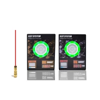 2pcs red dot induction response target 1pc 9mm laser training bullet tactical trainer cartridge for dry fire shooting simulation