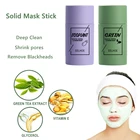 Маска Очищающая палочки пластилина для удаления черных точек, зеленого чая, 2 шт.набор