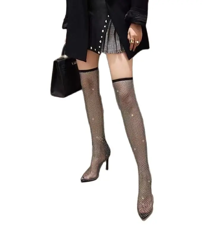 

2021 Kardashian Stiletto Heels With Back Zipper And Rubber Sole