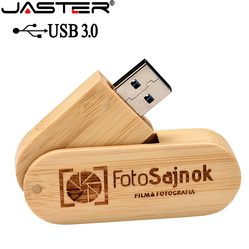 

JASTERWooden USB Flash Custom LOGO Pen Drive 8GB 16GB 32GB 64GB USB 3.0 Pendrives Wedding Gifts Memoria USB Disk(1pcs free logo)