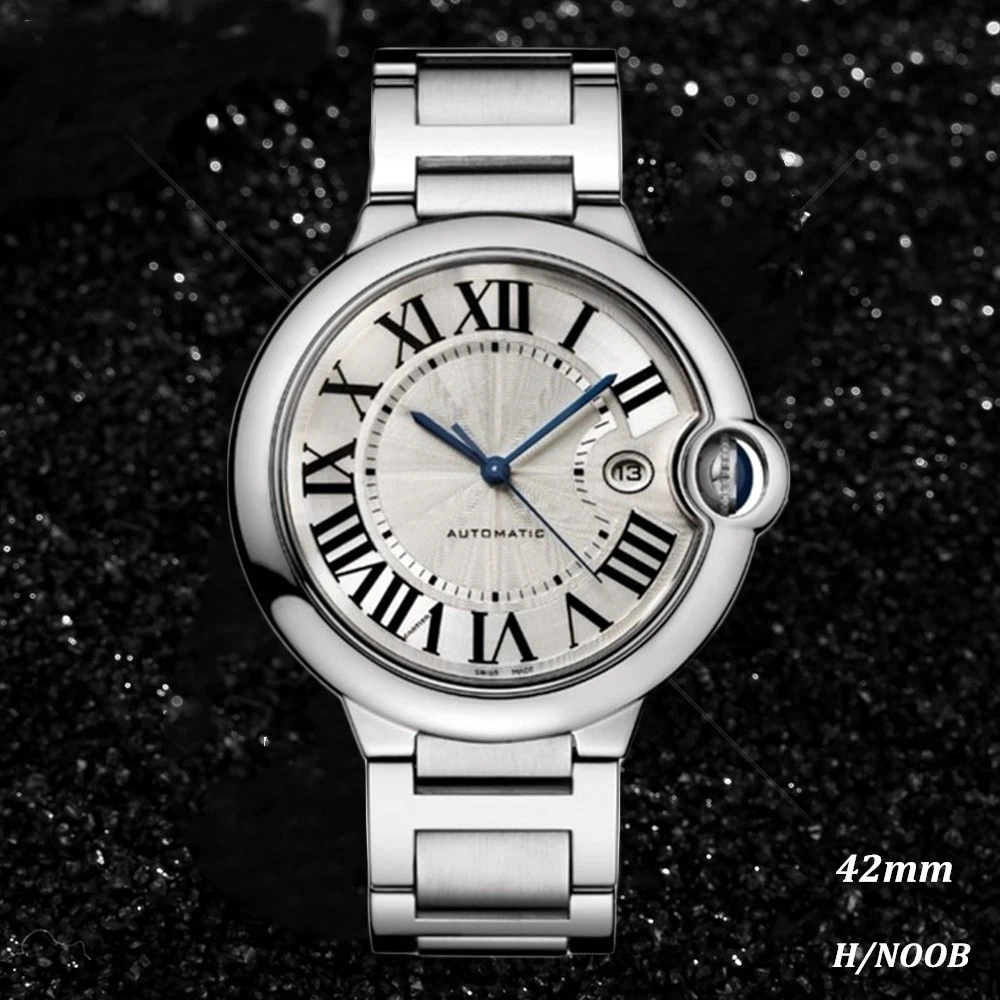 

904L Top 33mm 36mm 42mm Big middle small Women's Automatic Mechanical Watch Blue balloon Watch H Noob