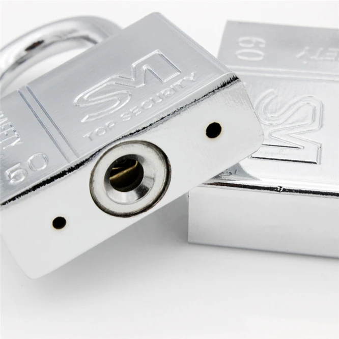 Mini Strong Stainless Steel Padlock Suitcase Drawer Lock Luggage Case Keyed Padlock Anti-Theft Locks with Keys images - 6