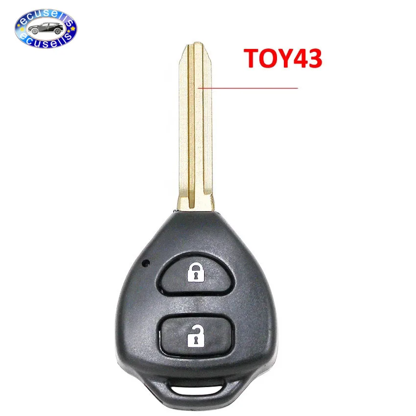 Распродажа! Ключ для Toyota Corolla пульт дистанционного управления с 2 кнопками чехол