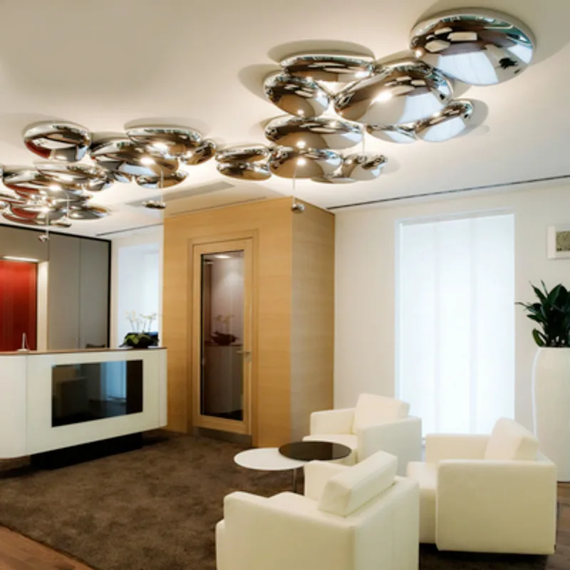 Economici Lampada Da Soffitto A Led In Mercurio Cromato Di Qualità Nordica Ferro E Lanterna In Abs Cielo Moderno Soggiorno Sala Da Pranzo Camera Da Letto Apparecchio Di Illuminazione