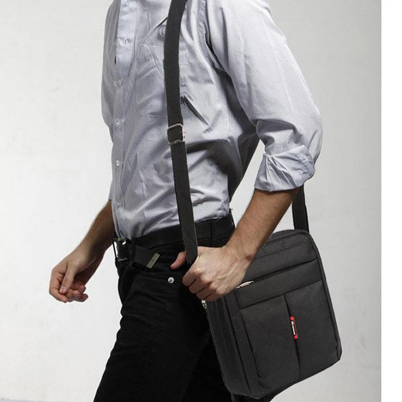 IVOTKOVA Fashion Solid Nylon Messenger Satchel Bags Buckle Casual Shoulder Bag Trend Simple Pack for Men Women Handbags | Багаж и сумки