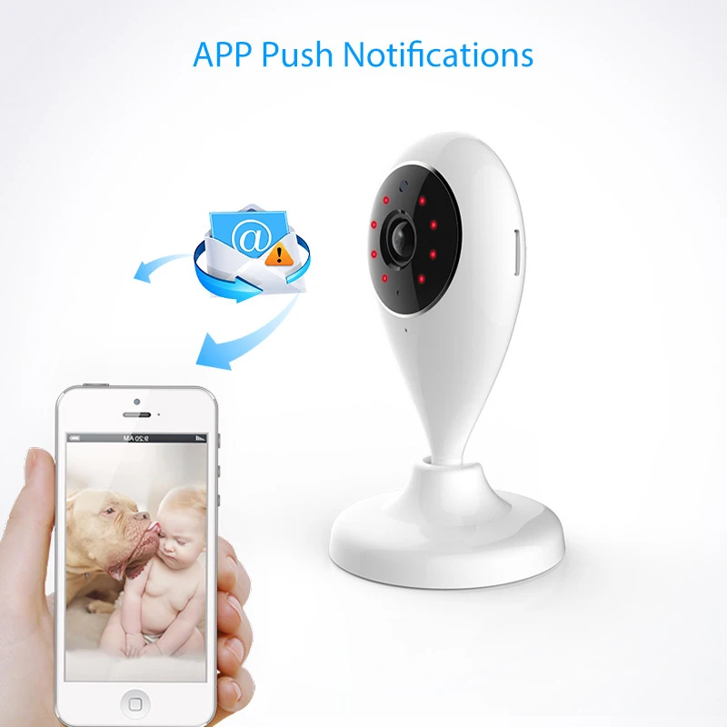 Smart Home IP Camera 720P Surveillance Wifi Tuya Life Work with Alexa Google IFTTT |