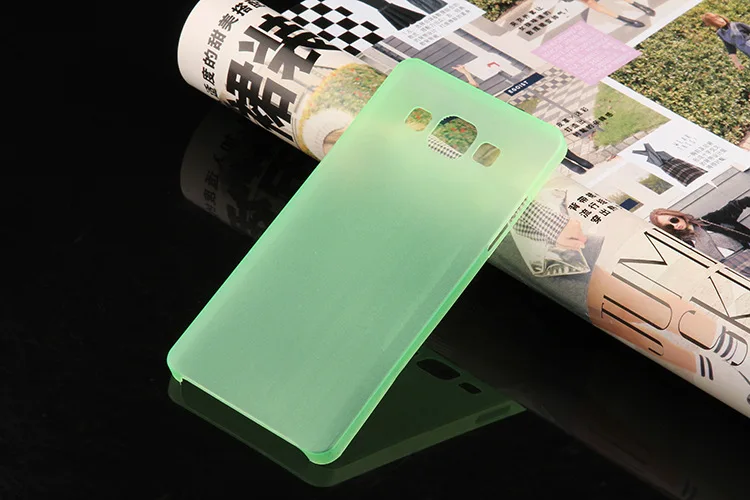 Отличная цена тонкий матовый пластиковый полупрозрачный чехол для Samsung Galaxy A7 A7000