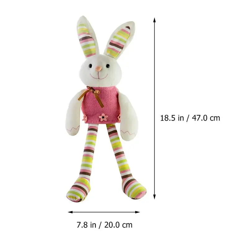 

1 Pc Comfortable Stuffed Toy Delicate Plush Toy Easter Decoration Doll