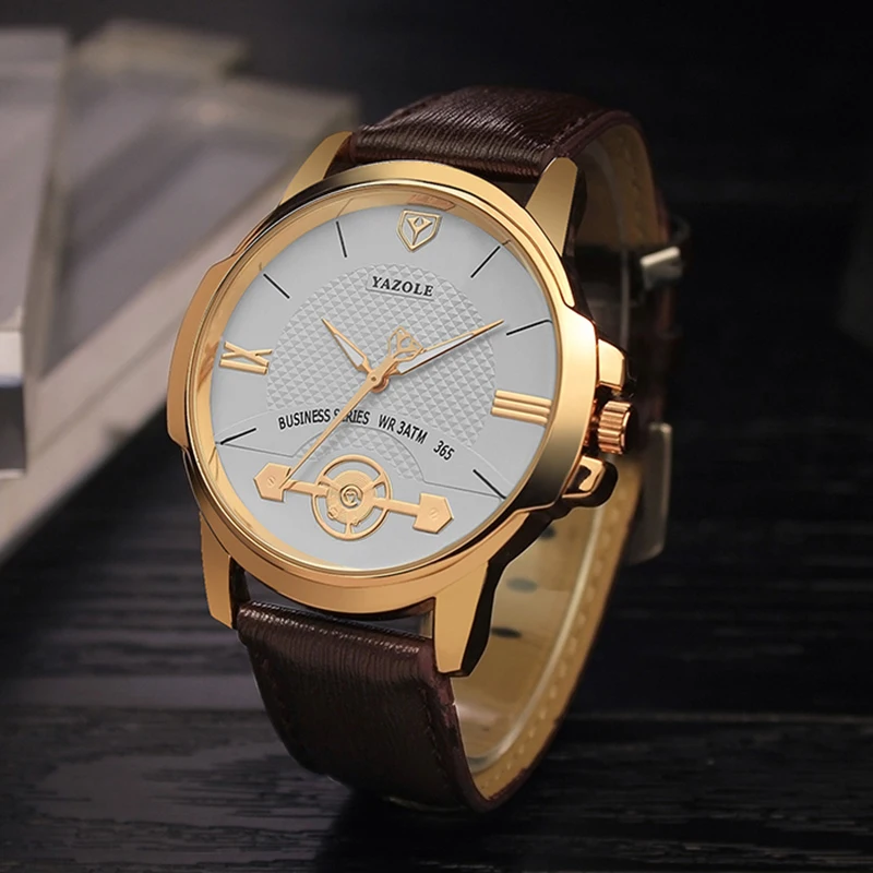 

Yazole New Top Brand Luxury Famous Wrist Watch Men Watches Male Clock Hodinky Quartz-watch Sport Time Relogio Masculino
