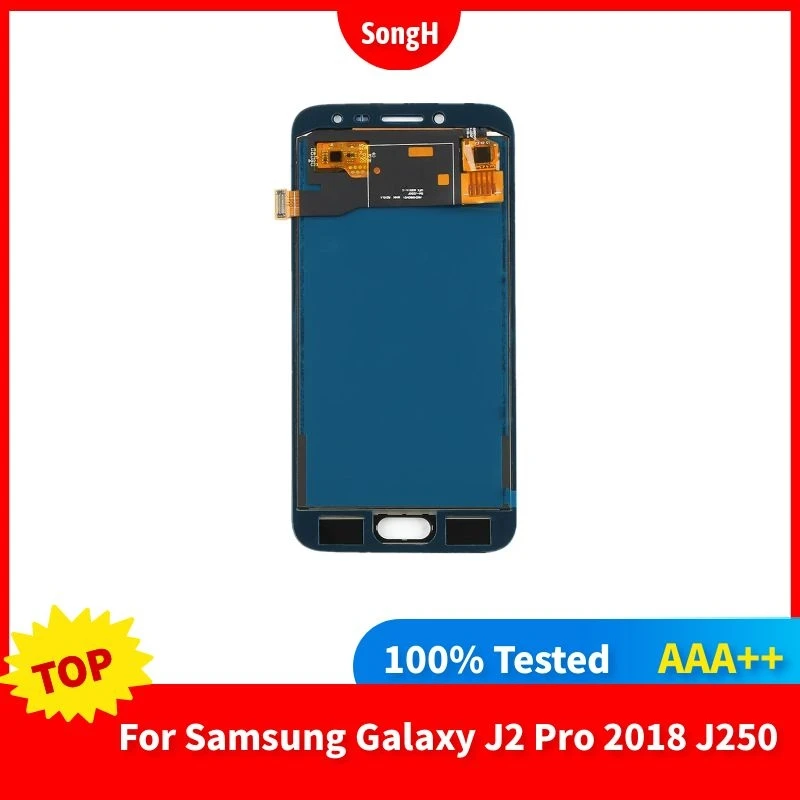 

100% Tested For Samsung Galaxy J2 Pro LCD Display 2018 J250 j250m SM-J250 Touch Screen Digitizer Assembly j250f lcd replacement
