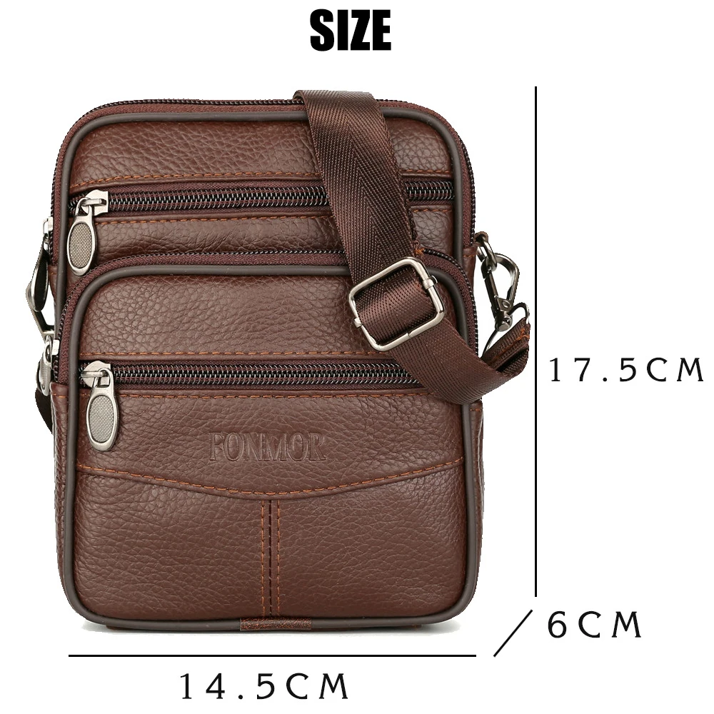 Продажа Сумка-мессенджер Мужская, кожаная, мобильный телефон, для инструментов