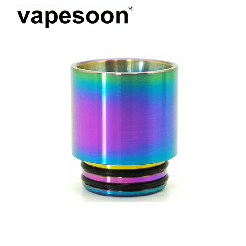

Rainbow Stainless Steel Vape Mouthpiece 510/810 Drip Tip for e-Cigarette Atomizer Vaporizer Tank