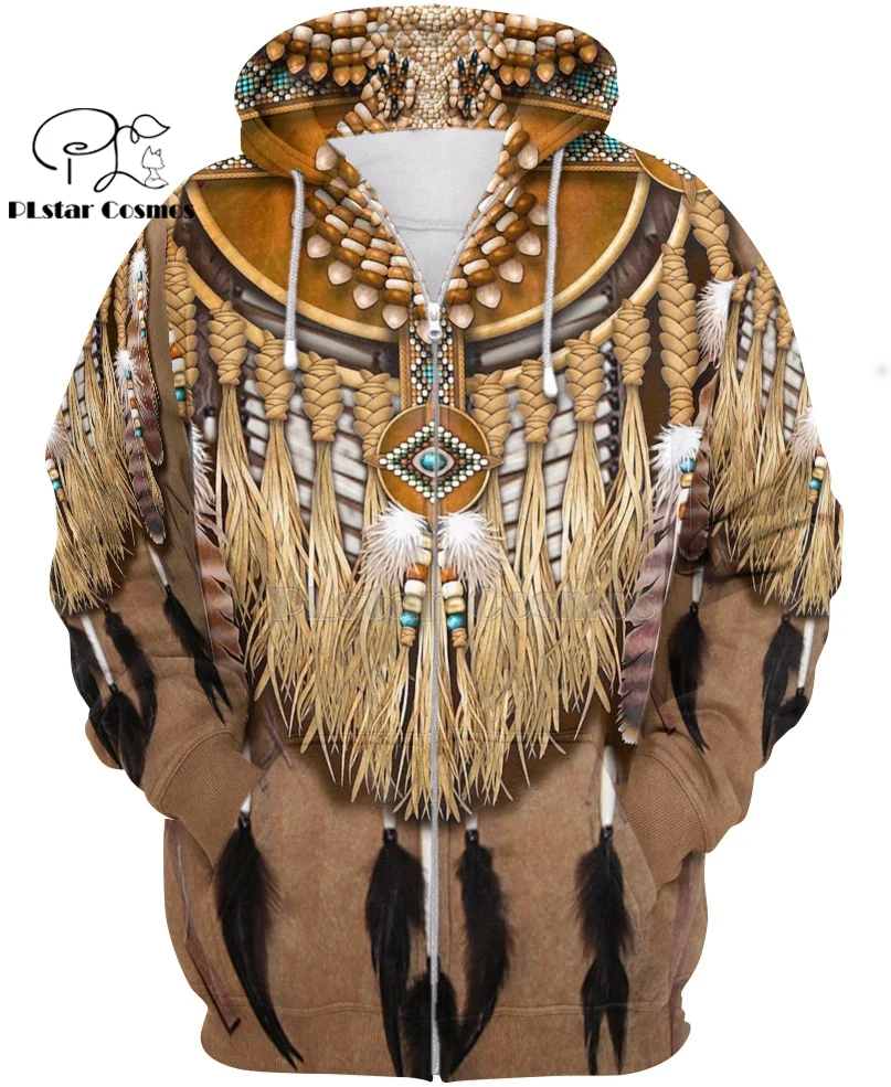 zip hoodies Родные индийские 3D толстовки/кофты тройник для мужчин женщин Новая мода с капюшоном зима осень длинный рукав Уличная одежда пуловер стиль-6 - Цвет: zip hoodies