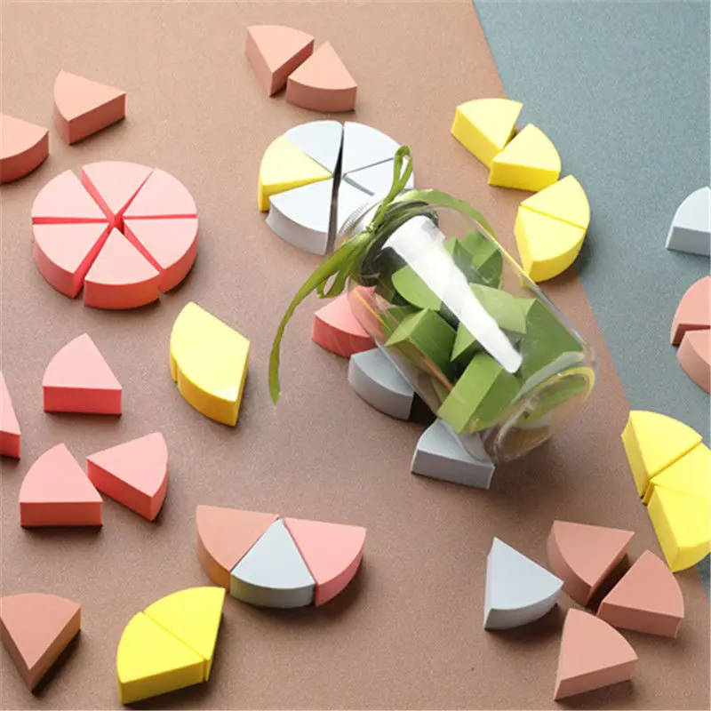 

new 12PCS/Box Makeup Sponges Puff Foundation Concealer Puff Mini Wet And Dry Use Powder Smooth Cosmetic Make Up Puff Beauty Tool