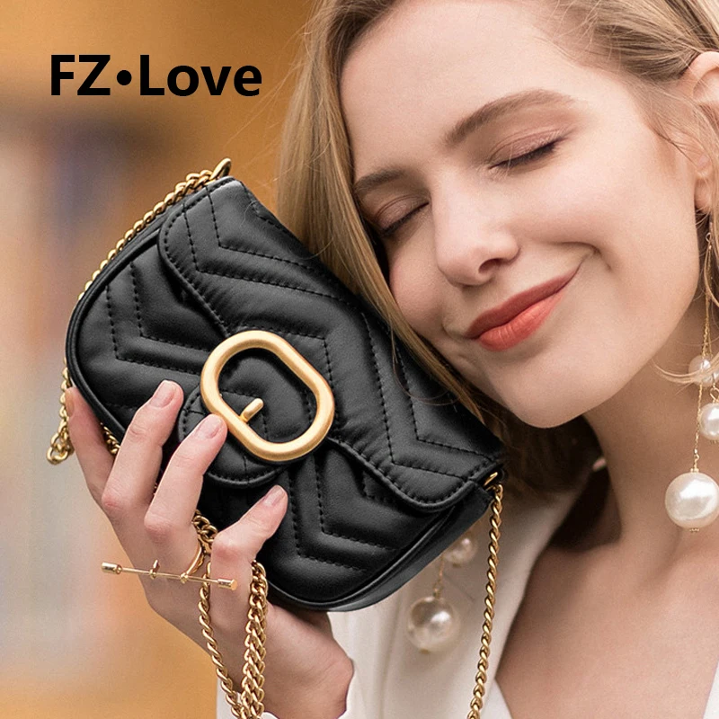 Стеганая сумка Кроссбоди для женщин женский маленький кошелек с ремешком на