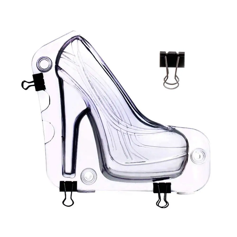 Силиконы штамповый 3D Женская обувь на высоком каблуке форма для шоколада помадки