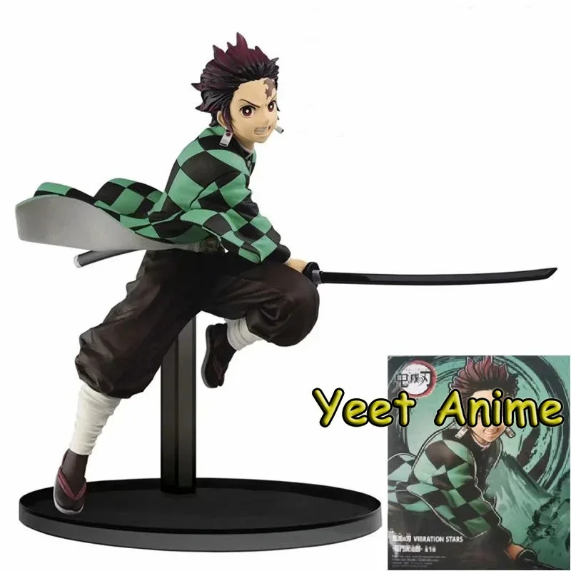 

Popular Anime Main Horn Demon Slaye Kamado Tanjirou Battle Scene Model PVC Action Figure Static Collection Model Toys Gift 15CM