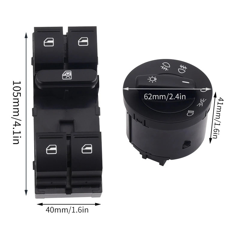 Переключатель управления окном фары переключатель питания для Volkswagen Jetta mk5 golf 5 6