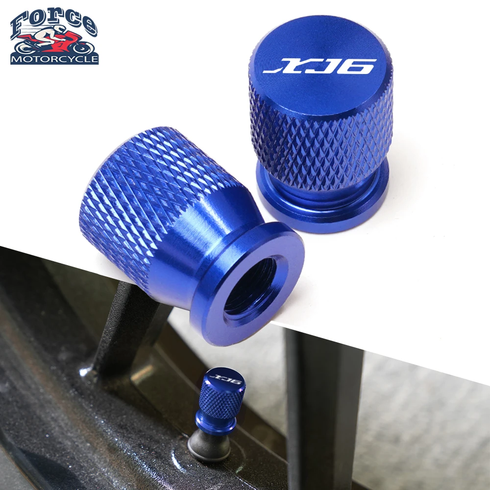 

For Yamaha XJ6 N / XJ6 DIVERSION 2009 - 2015 Motorcycle Accessories Wheel Tire Valve caps Aluminum Airtight cover