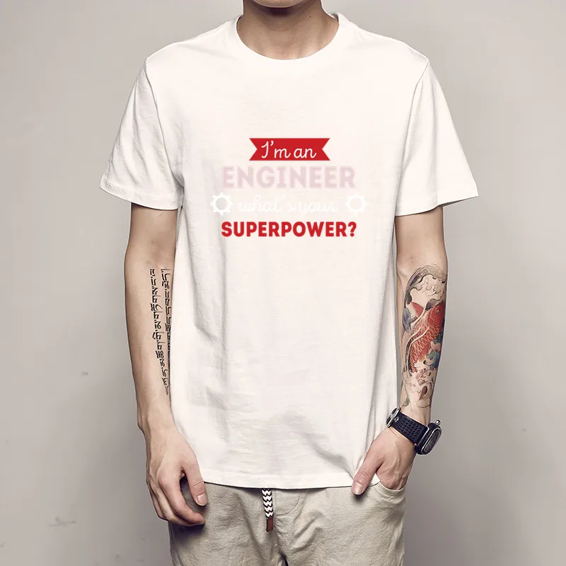 Новая мода Ajax 2020 2019 I'm An Engineer футболка для мужчин с коротким рукавом дизайн