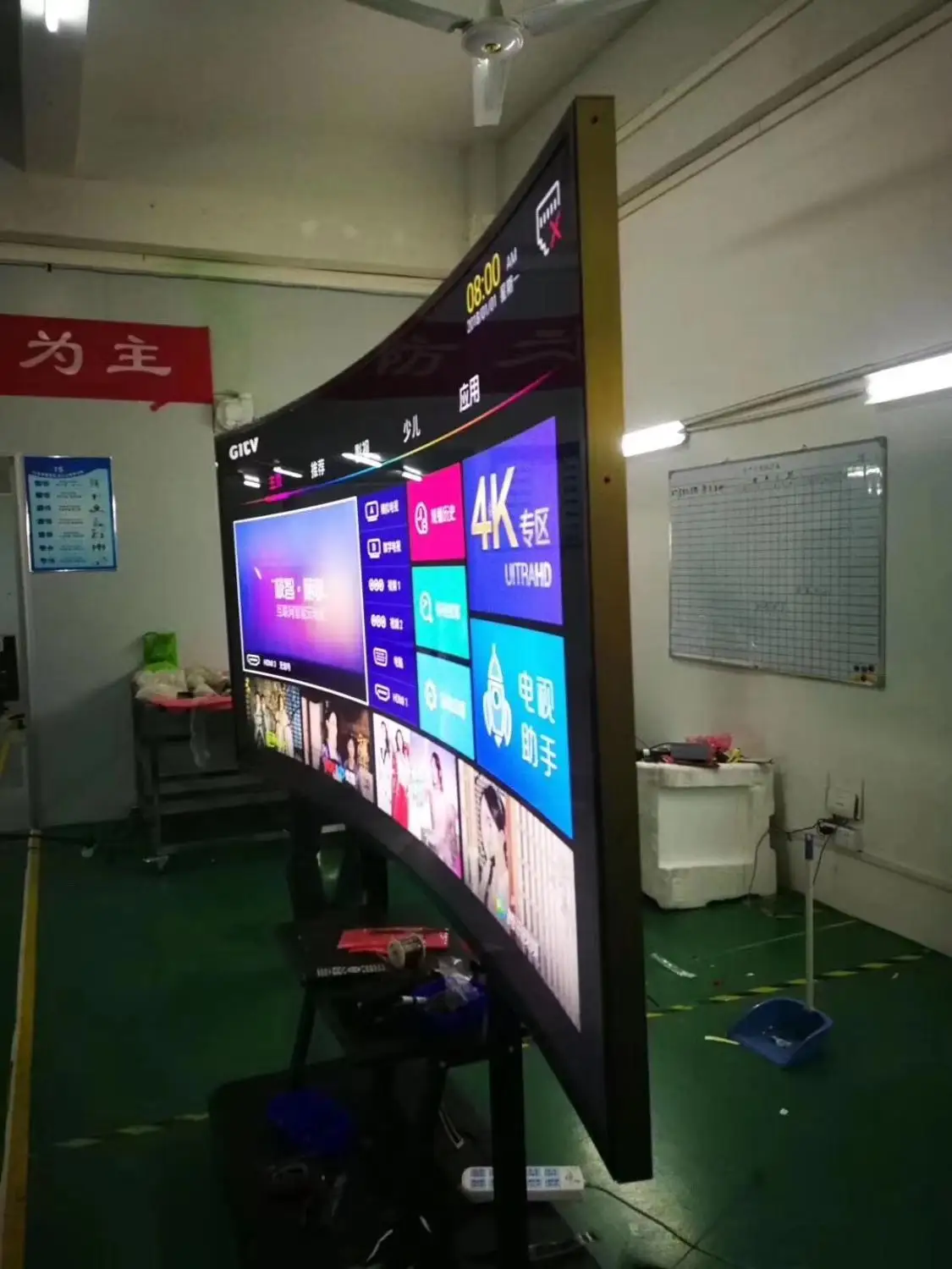 Изогнутый умный ЖК телевизор 100 105 дюймов 4K|Запчасти к телевизорам| |