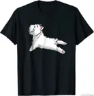 Футболка Westie с изображением позы йоги, забавный подарок для собаки, футболка унисекс