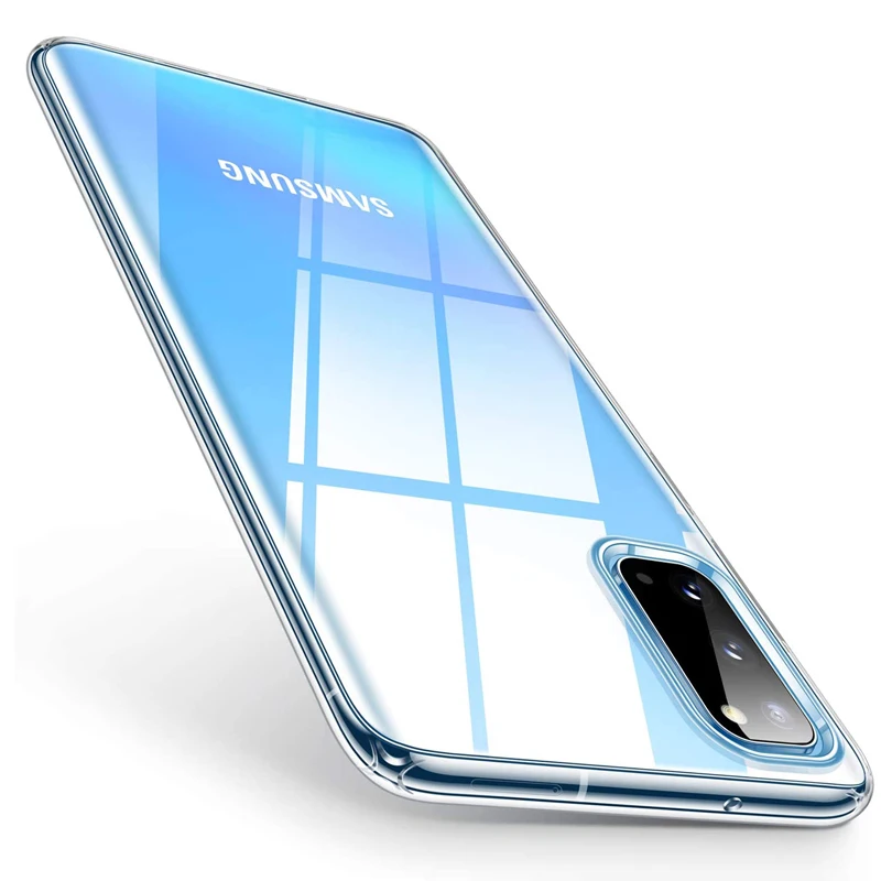 Ультрамягкий силиконовый чехол для Samsung Note 9 8 10 S10 S9 S8 Plus Coque прозрачная задняя
