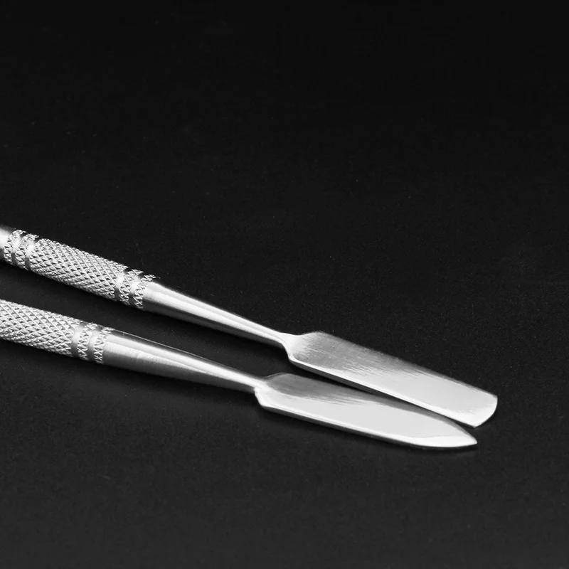 1 шт. Нержавеющая сталь смешивания шпатель инструмент Spatuler стержень стоматологический нейл-арта макияж, основа, тени для глаз, палочка для перемешивания Цвет инструменты