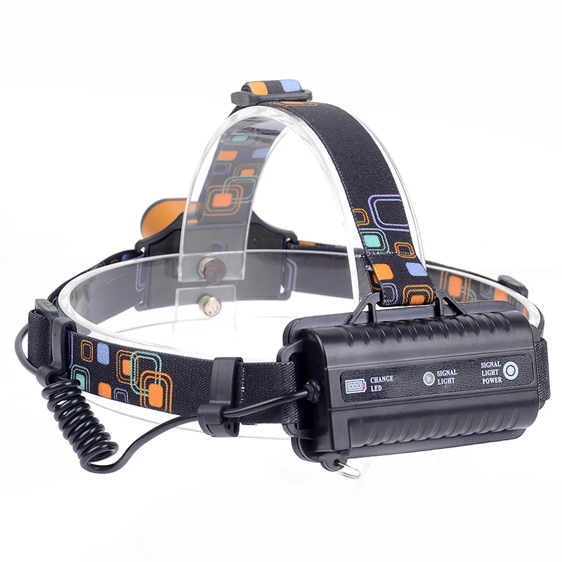 

Litwod Z207314 16000LM USB Headlamp 2pcs XM-L T6 LED Rechargeable 18650 Headlight Head flashlight Torch lamp with charger