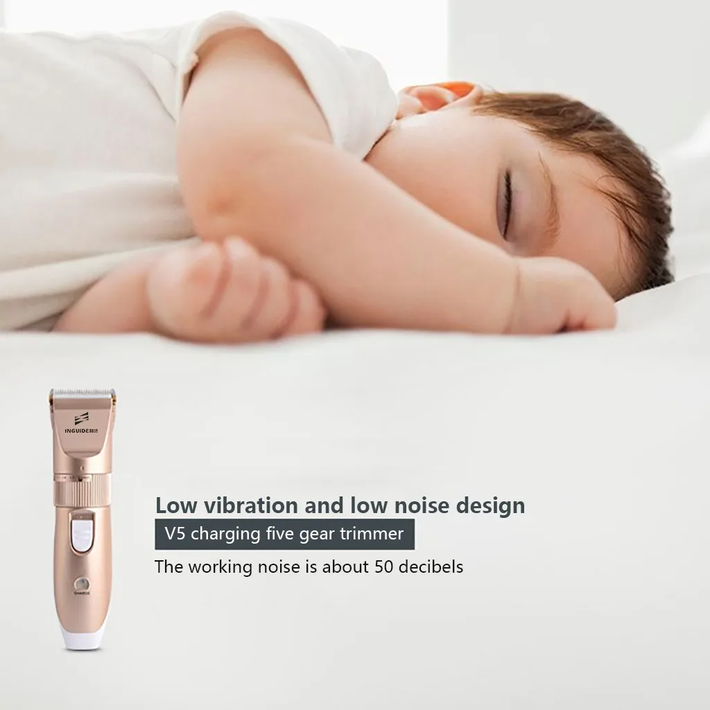 Электрическая машинка для стрижки волос перезаряжаемая с низким уровнем шума