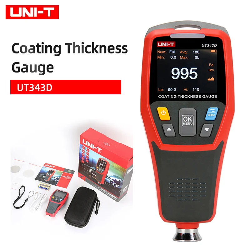 Толщиномер красочного покрытия USB-измеритель толщины автомобиля FE/NFE |