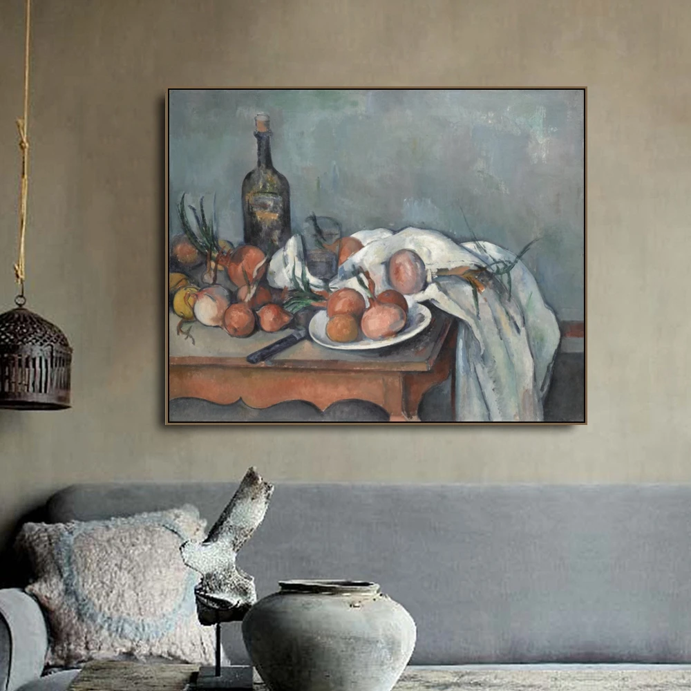 Натюрморт с луком от Cezann Картина на холсте фотография для гостиной спальни