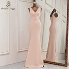 Женское вечернее платье с юбкой-годе, элегантное платье для выпускного вечера, бальное платье для подружки невесты